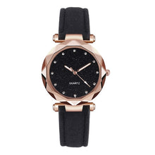 Load image into Gallery viewer, Casual Women Romantic Starry Sky Wrist Watch Leather Rhinestone Designer Ladies Clock Simple Dress Gfit Montre Femme