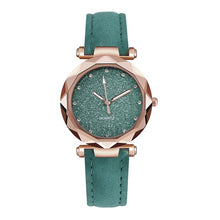 Load image into Gallery viewer, Casual Women Romantic Starry Sky Wrist Watch Leather Rhinestone Designer Ladies Clock Simple Dress Gfit Montre Femme