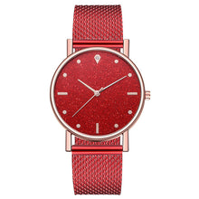 Load image into Gallery viewer, Watch Women Dress Stainless Steel Band Analog Quartz Wristwatch Fashion Luxury Ladies Golden Rose Gold Watch Clock Analog