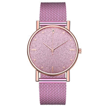 Load image into Gallery viewer, Watch Women Dress Stainless Steel Band Analog Quartz Wristwatch Fashion Luxury Ladies Golden Rose Gold Watch Clock Analog